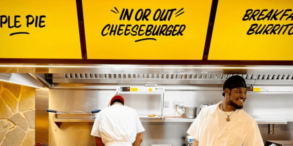 restaurantes de bairro dentro do raio de consumo local